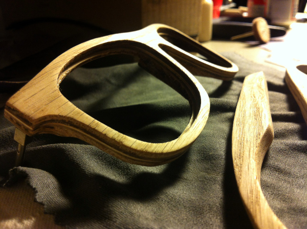 Making wooden sunglasses outlet